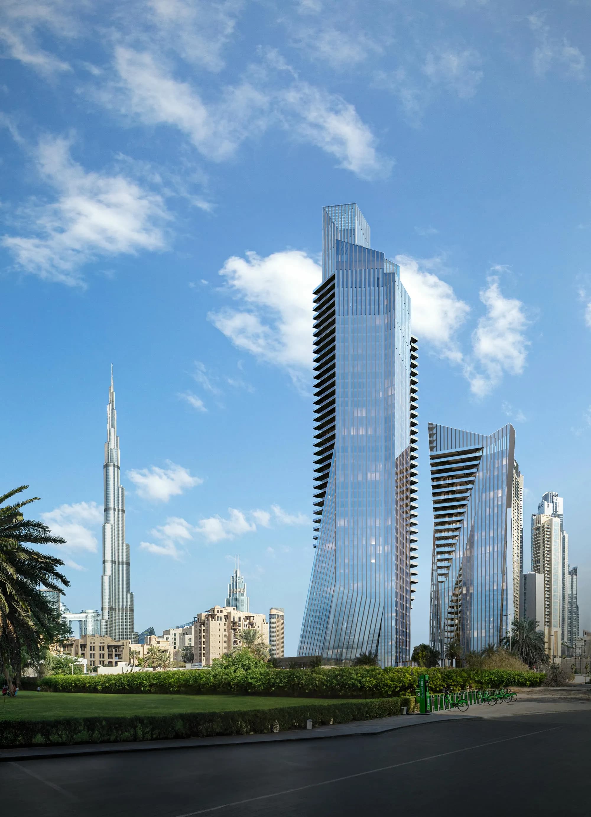Baccarat Hotel Residences render